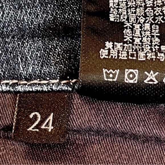 J Brand Annalie High Waist 3 Button Stretch Skinny Blue Jeans Size 24 - Picture 9 of 11